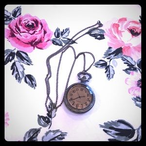 Clock necklace